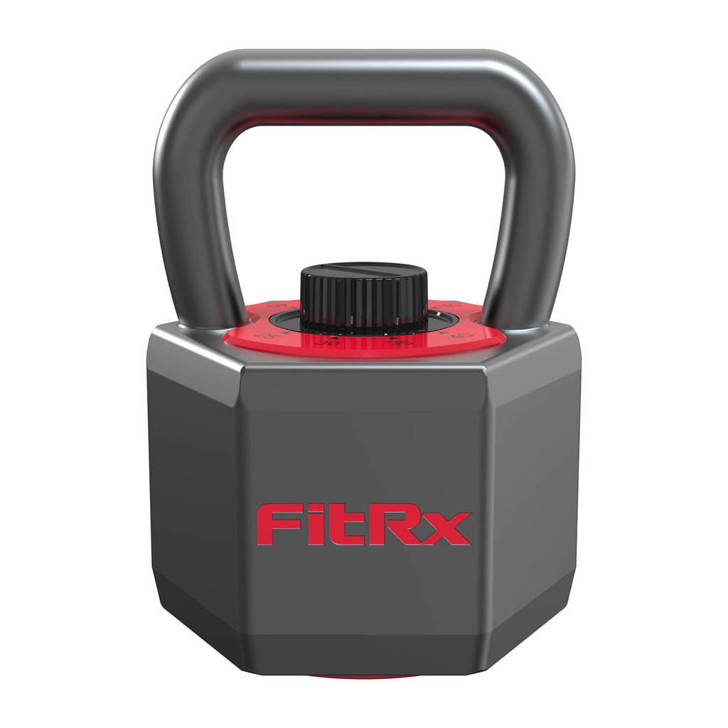 Smartstack Wide Handle Adjustable Kettlebell for Home Gym Workouts, 25-40 Lbs, Black