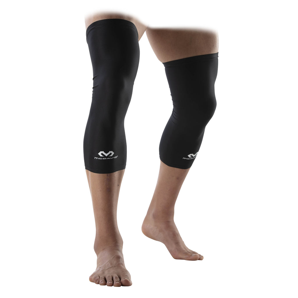 Sport Compression Knee Sleeves Pair, Black, Unisex, Adult, Small/Medium